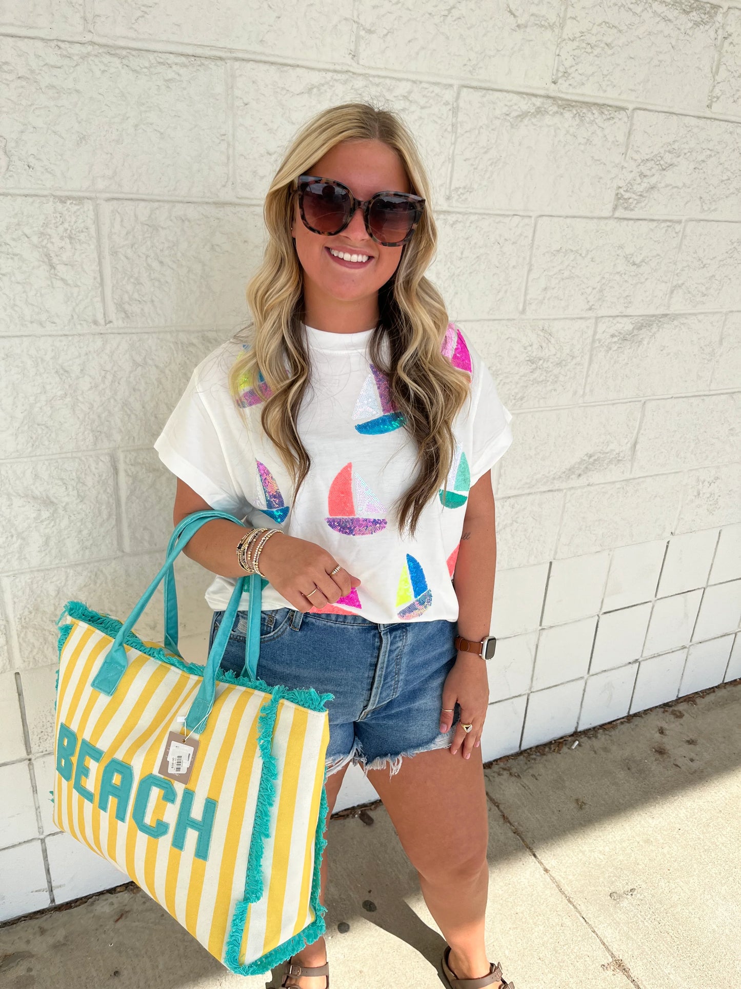 Sail Away Sequin Top