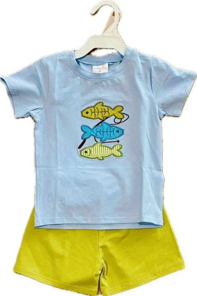 Fish Boy Short Set