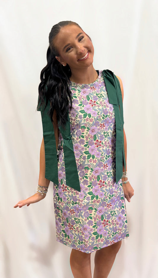 Lavender Lane Jacquard Dress