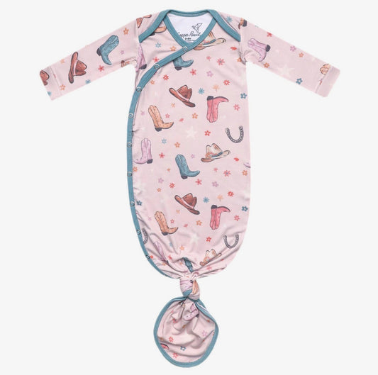 Newborn Knotted Gown | Cheyenne