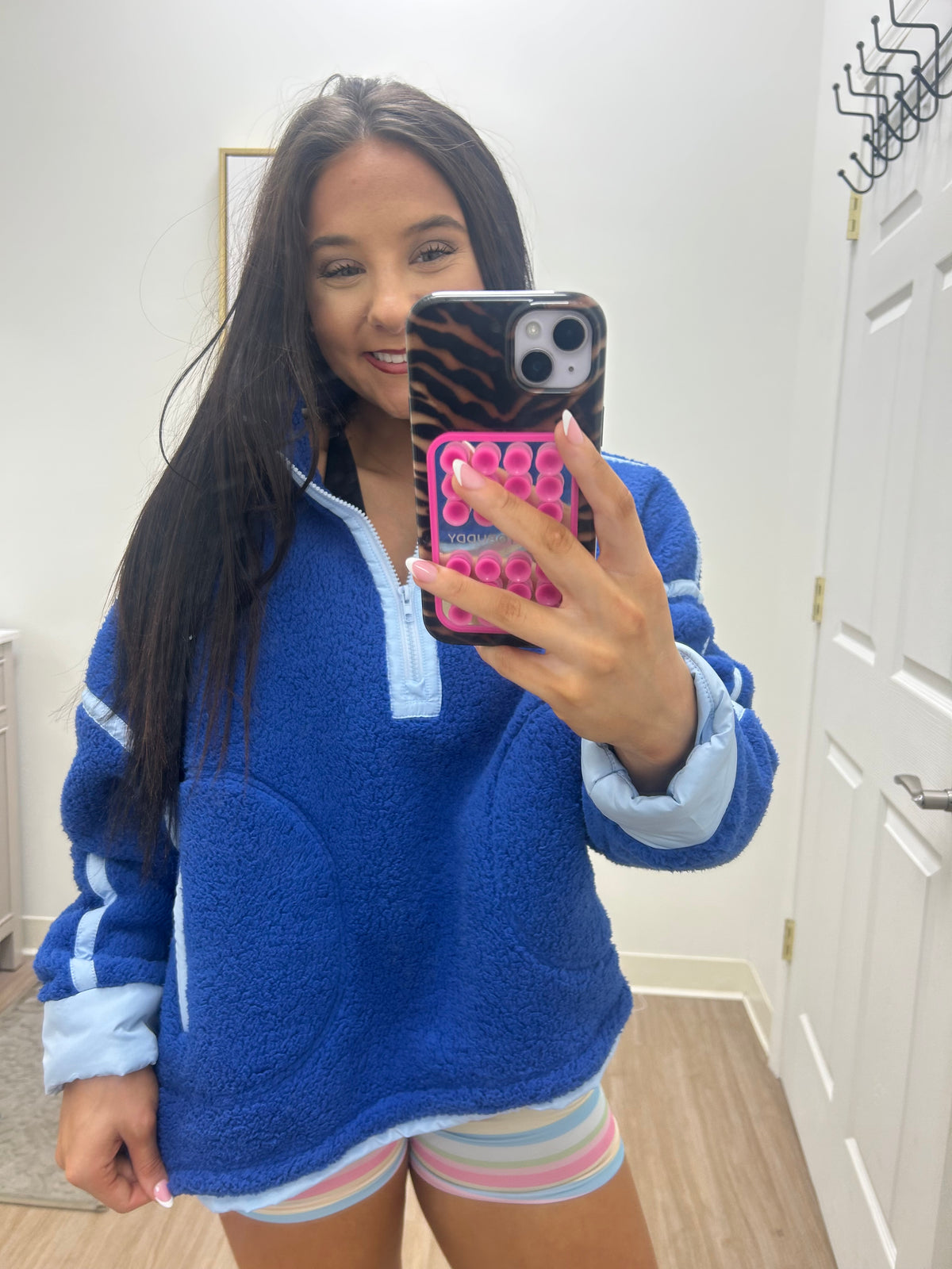 Get Cozy Pullover-Blue