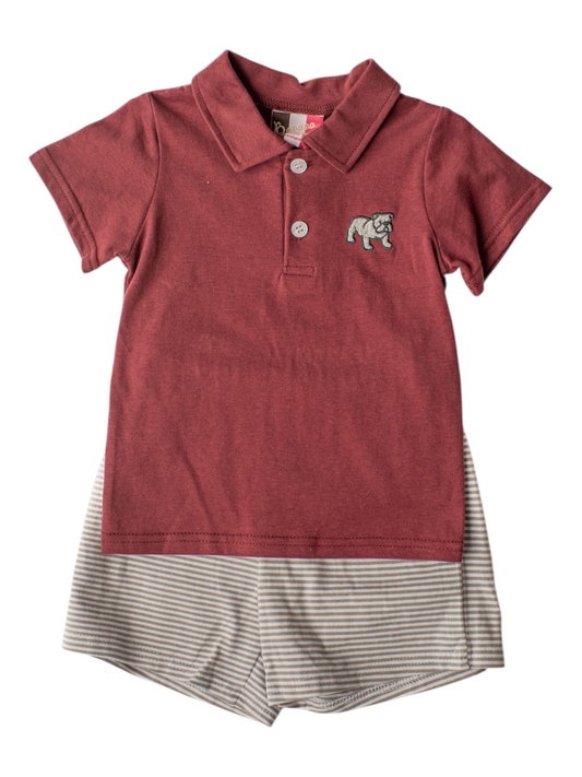 Bulldogs Boys Short Set