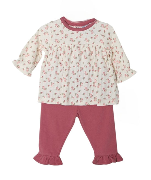 Madelyn Pant Set-Rose Floral