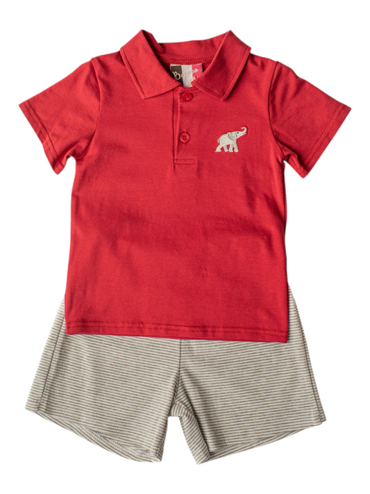 Elephant Boys Short Set