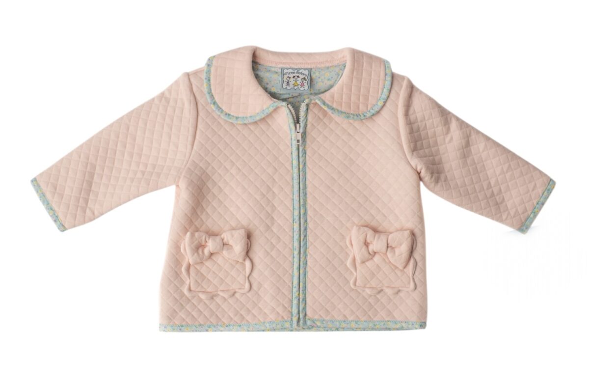 Lydia Girls Pink Floral Jacket