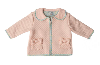 Lydia Girls Pink Floral Jacket