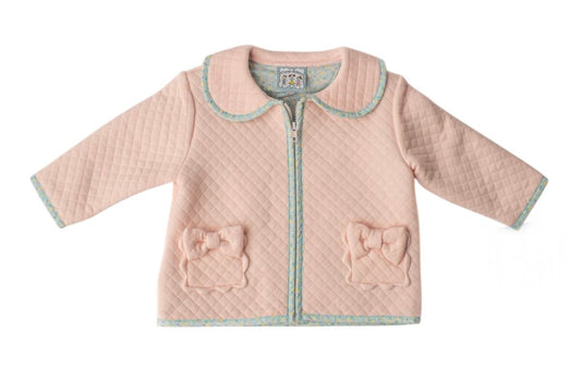 Lydia Girls Pink Floral Jacket