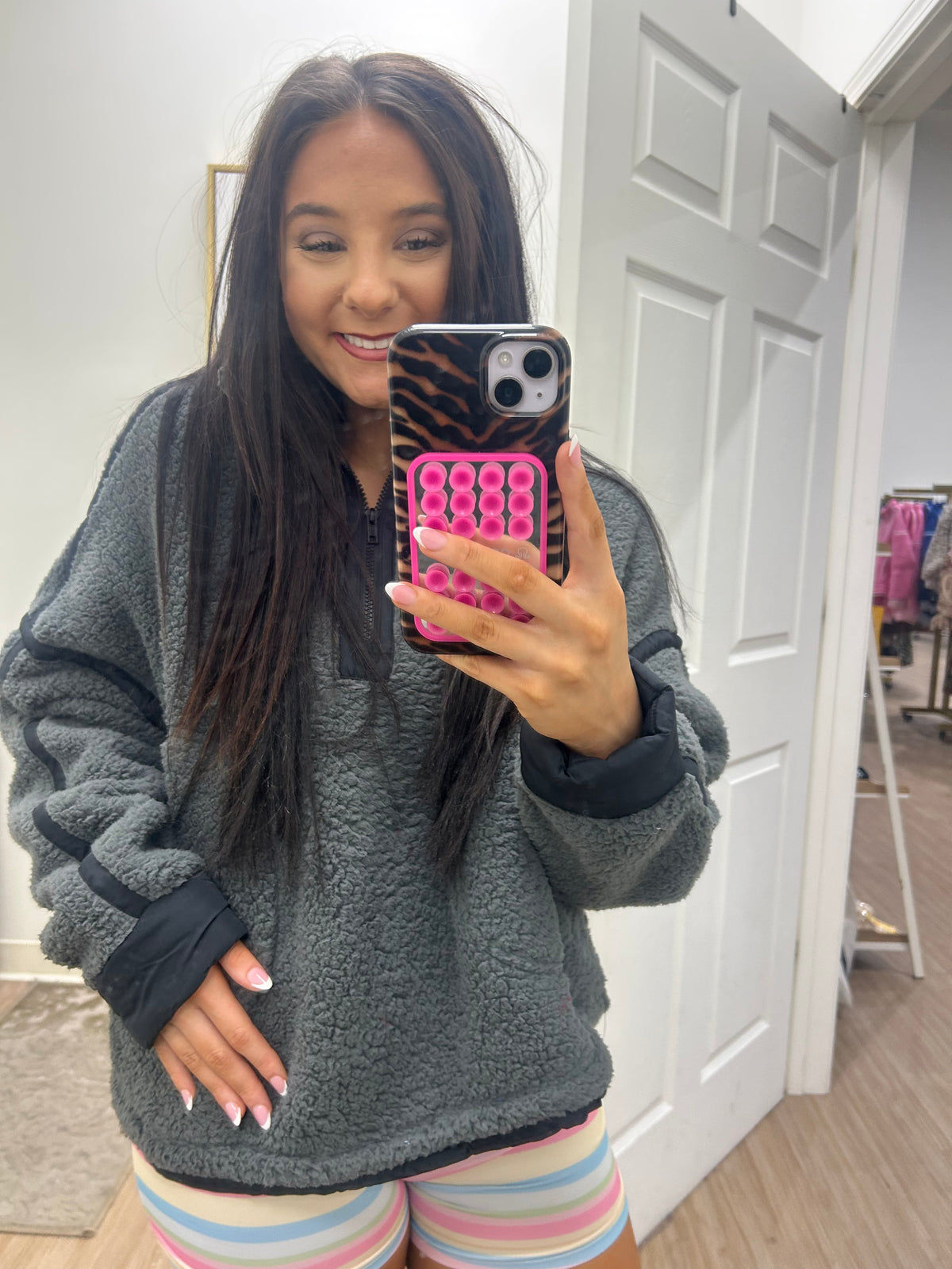 Get Cozy Pullover-Charcoal