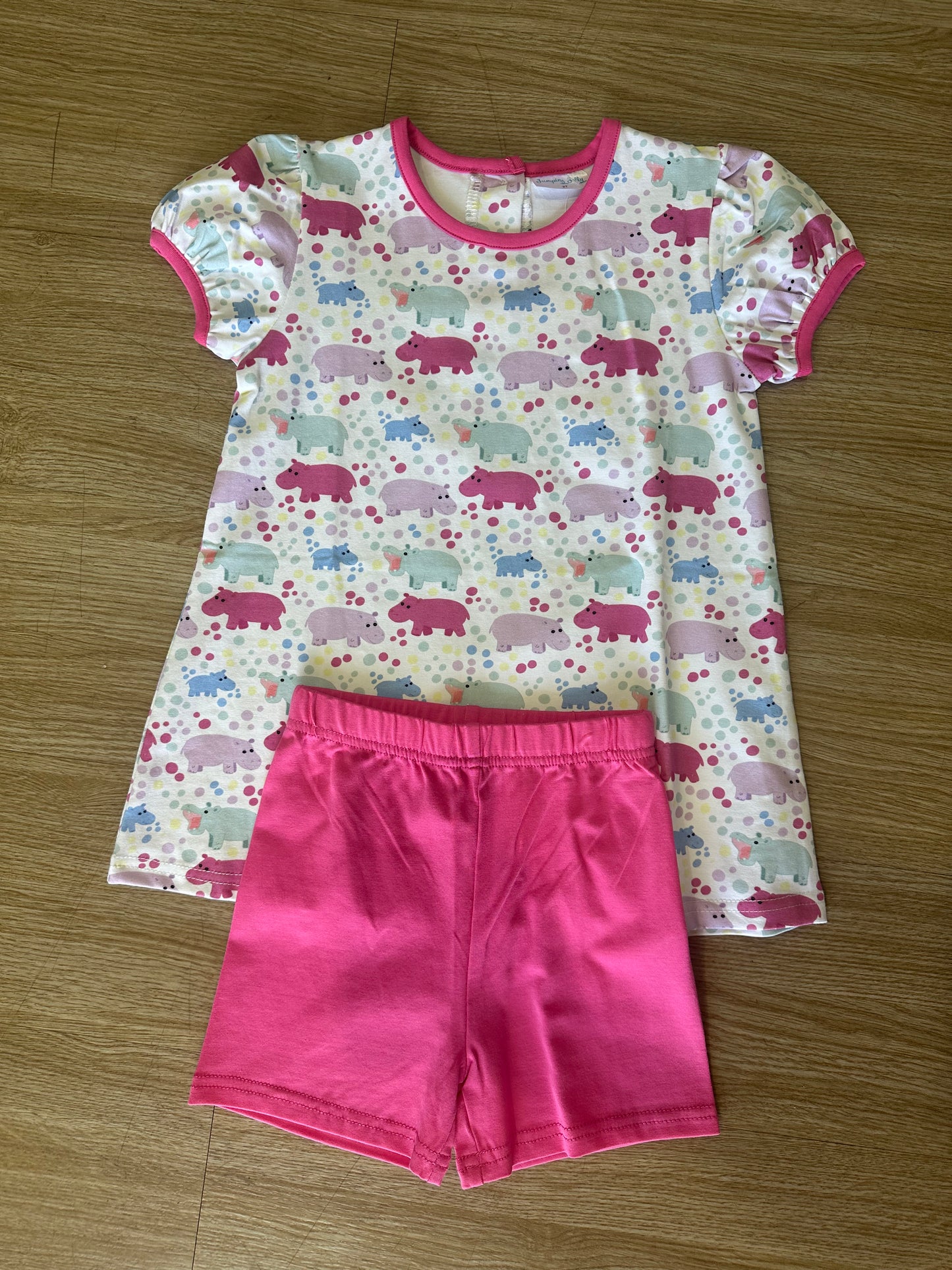 Hippo Girl Short Set