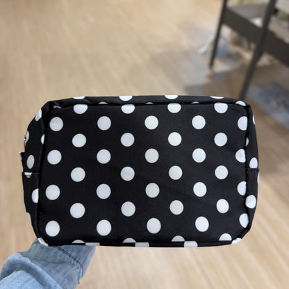 Black & White Polka Dot Pouch
