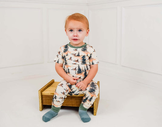 Mallard Short Sleeve Pant Set