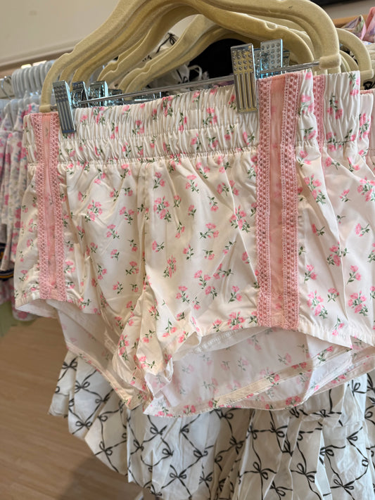 Tween Fancy Floral Shorts