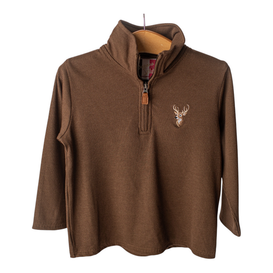 Deer Quarter Zip Pullover