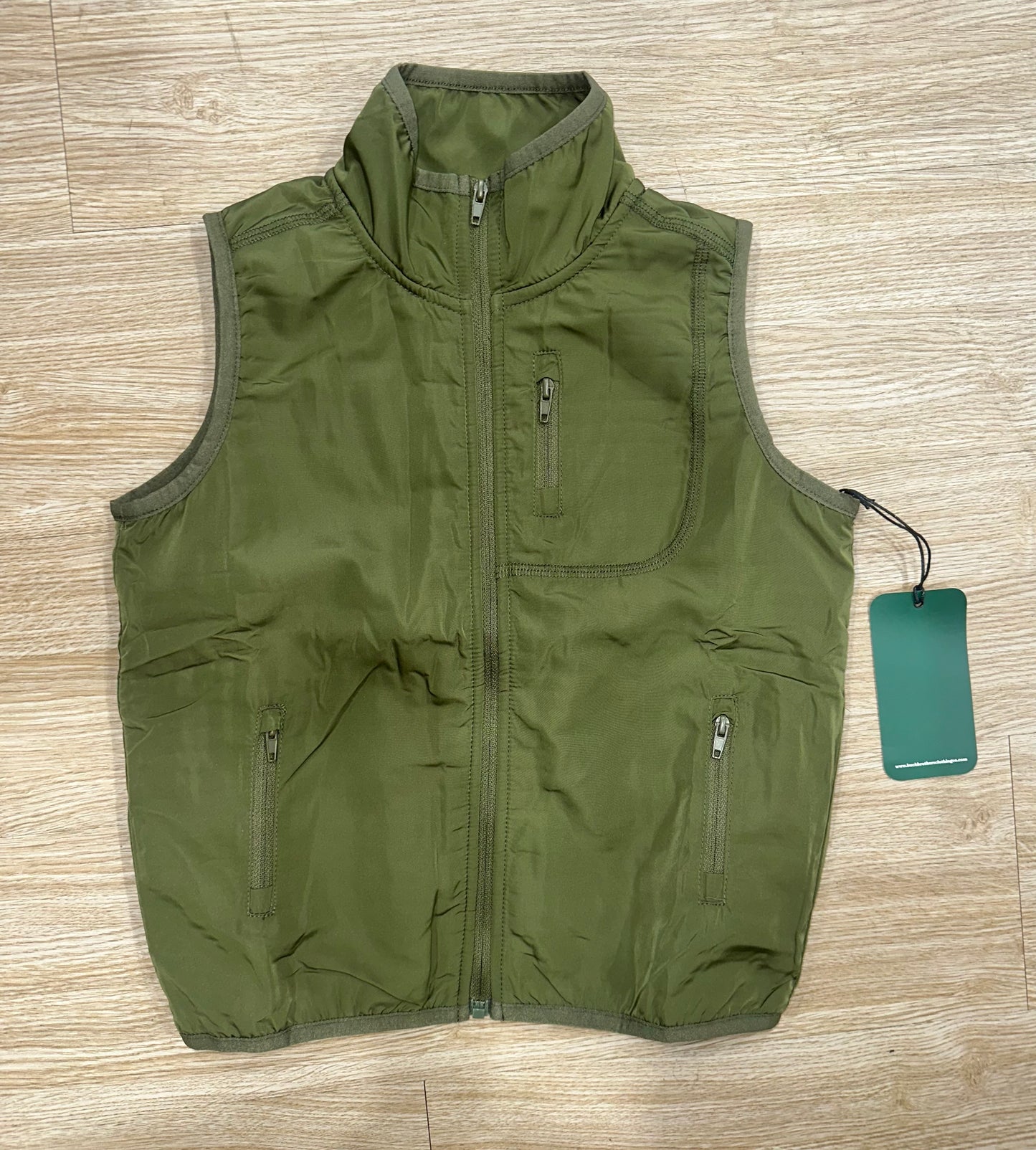 Wyatt Moss Green Vest