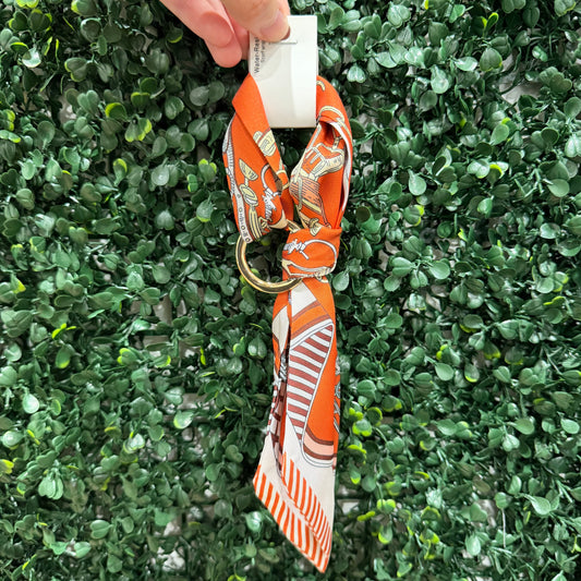Scarf Wrap Necklace | Orange