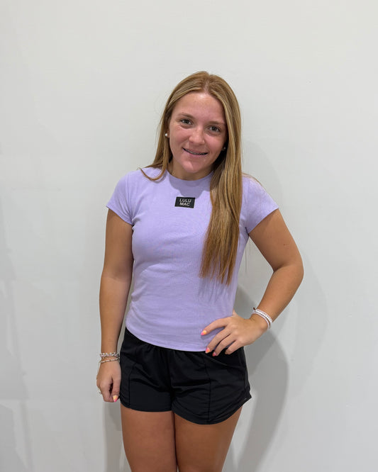 Lavender Baby Doll Tee | Lulu Mac