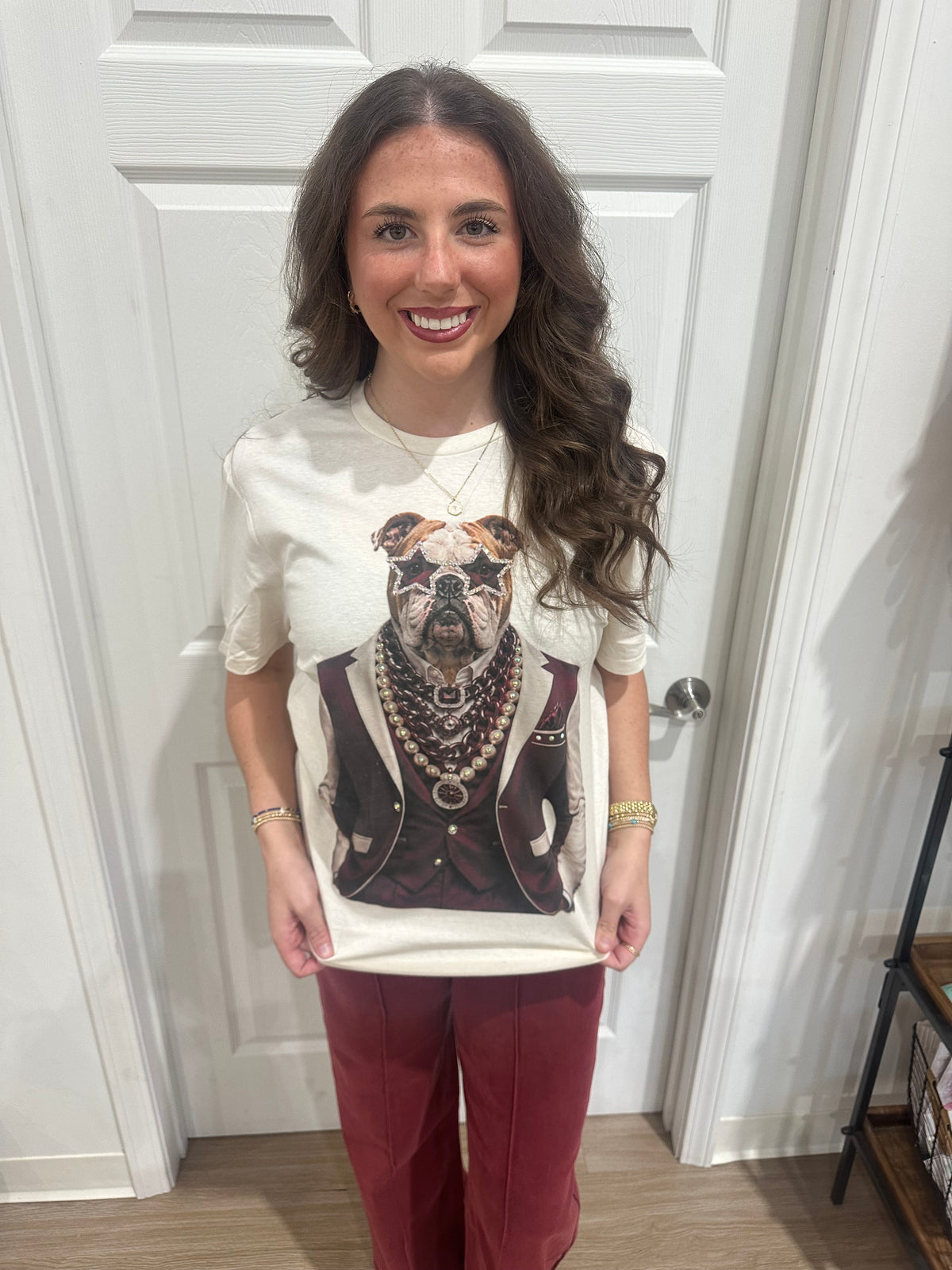 Bulldog Crystal Tee