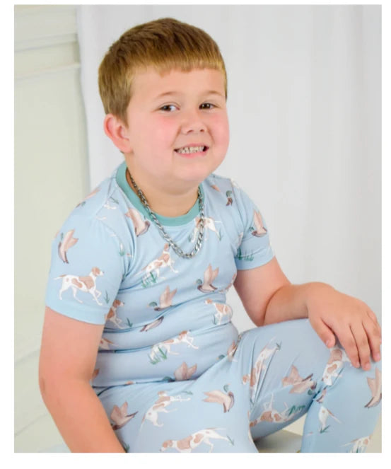 Hunting Dog Short Sleeve PJ Set