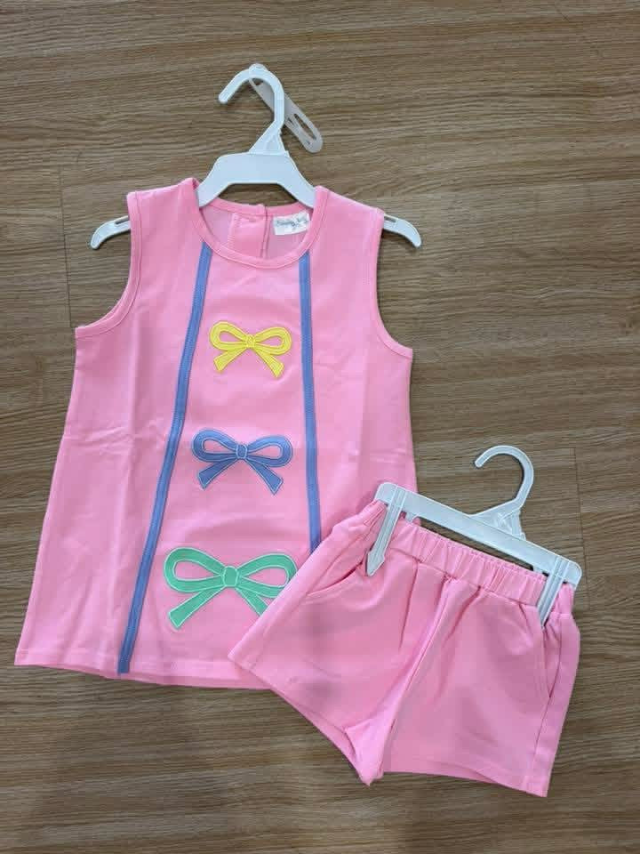 Trio Bow Short Set