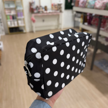 Black & White Polka Dot Pouch