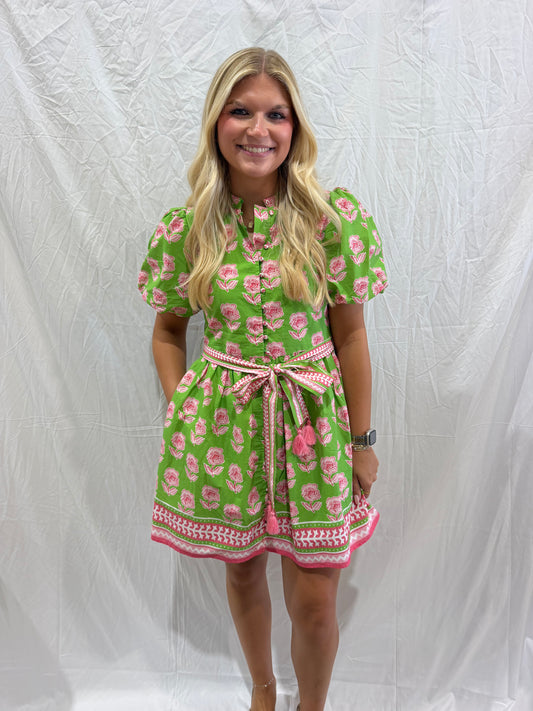 Peony Picnic Dress
