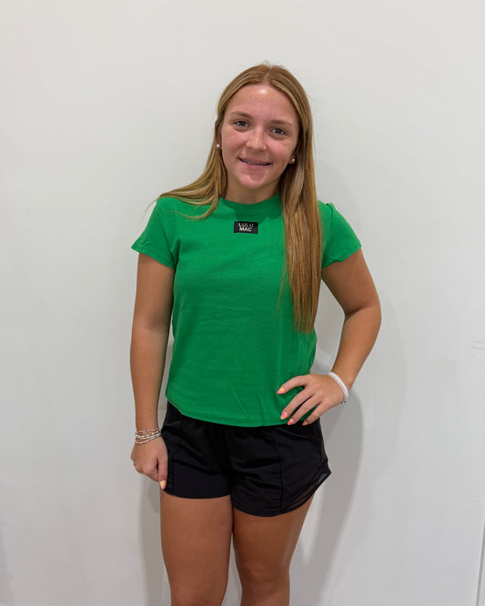 Green Baby Doll Tee | Lulu Mac