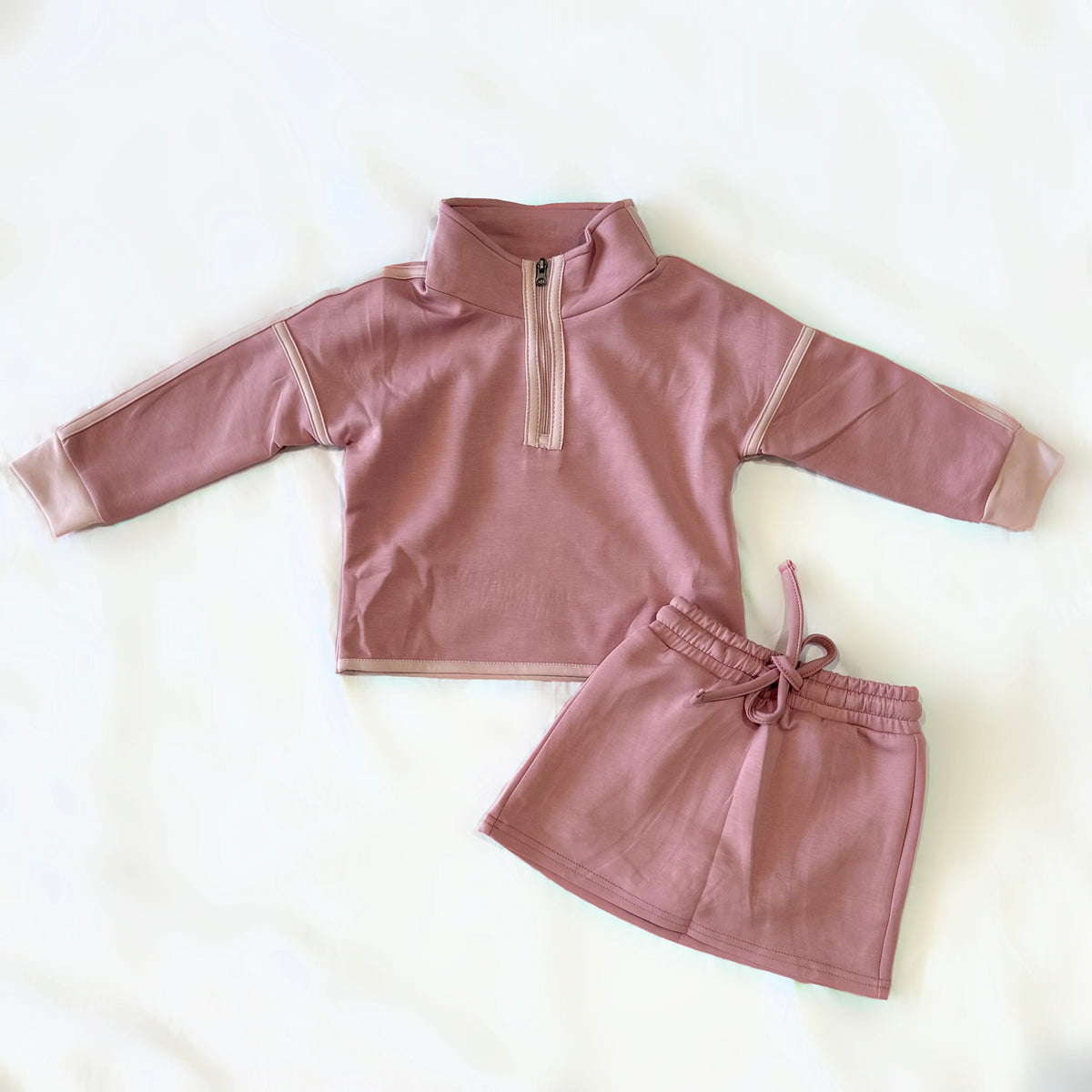 Mauve Skort Set