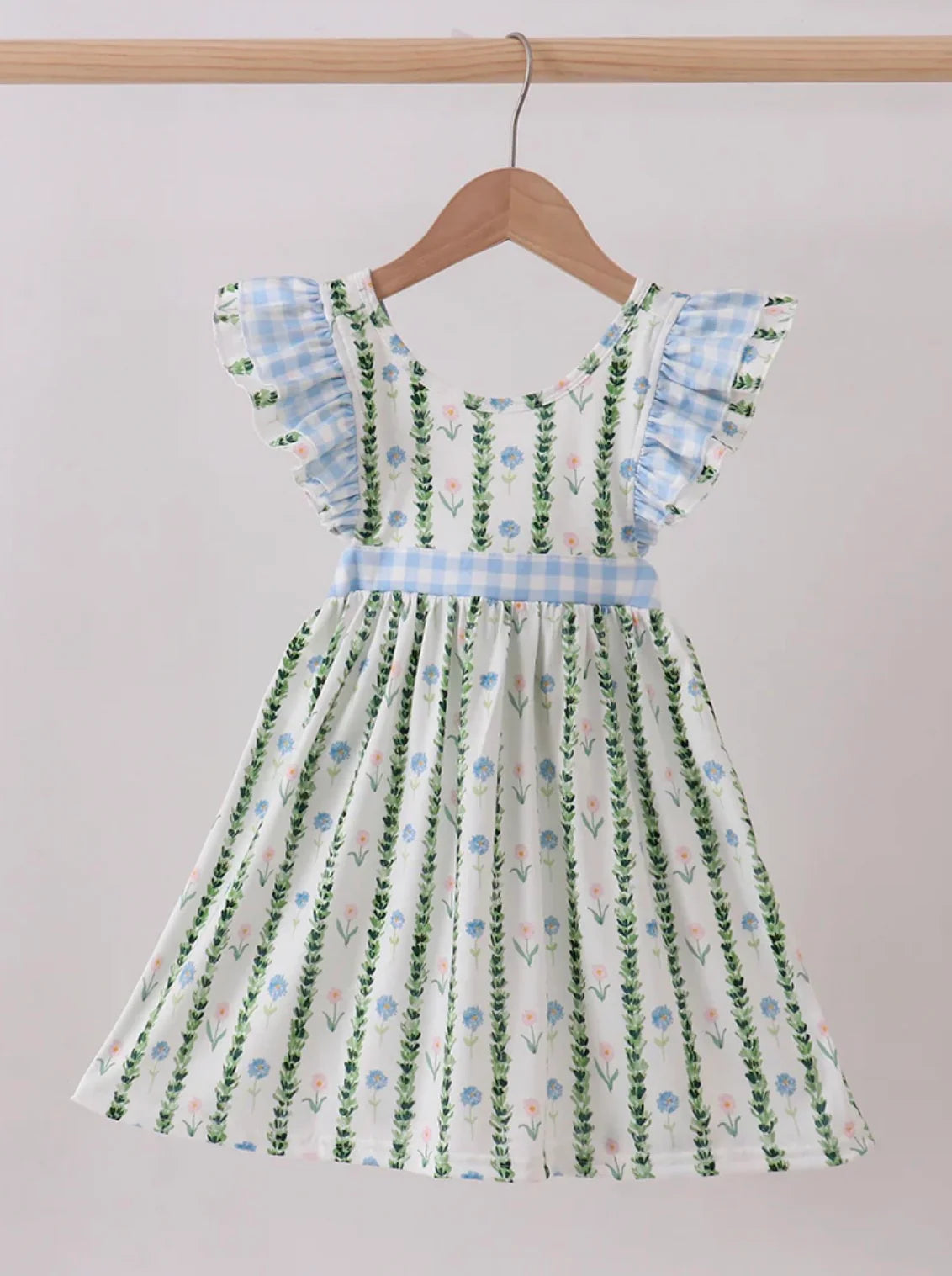Green Floral Dress