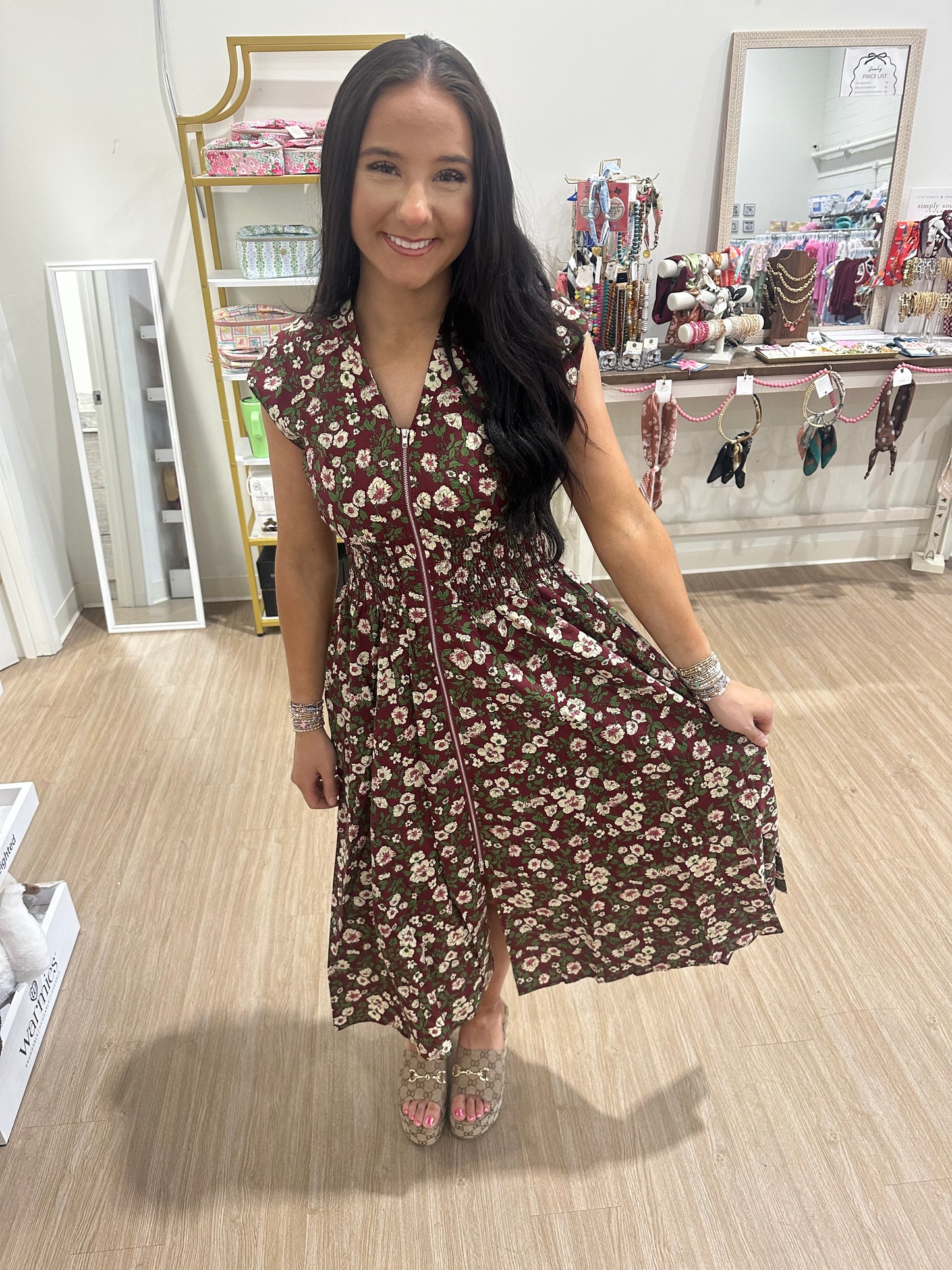 Floral Wine Maxi