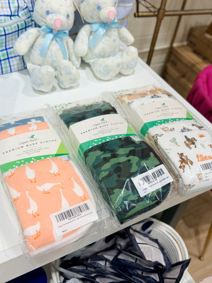 3 Pack Premium Burp Cloths