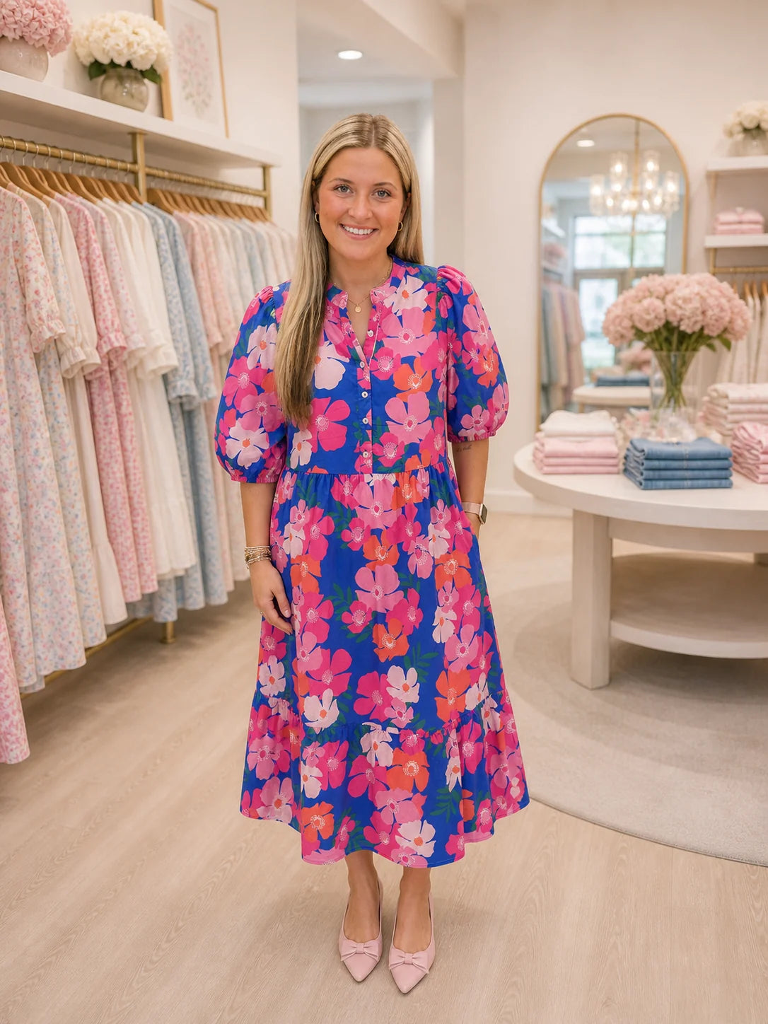 Rosy Meadow Maxi