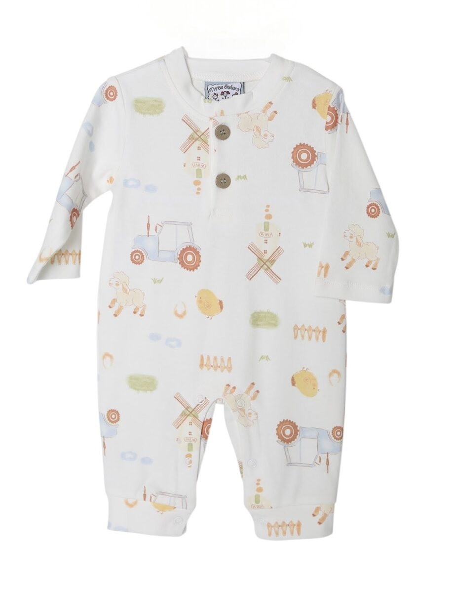 Karter Romper-Farm