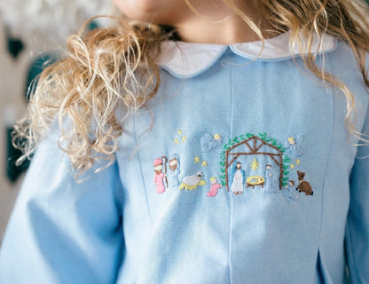 Nativity Hand Embroidered Dress