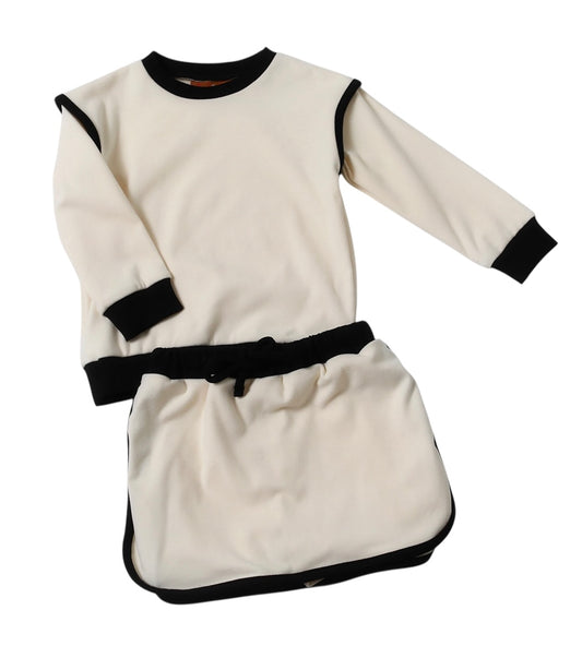 Josie Skort Set-Cream & Black
