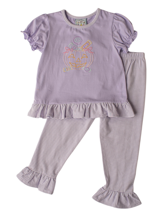Trick or Treat Ruffle Pant Set