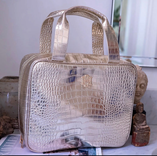Punta Canta Large Case-Gold