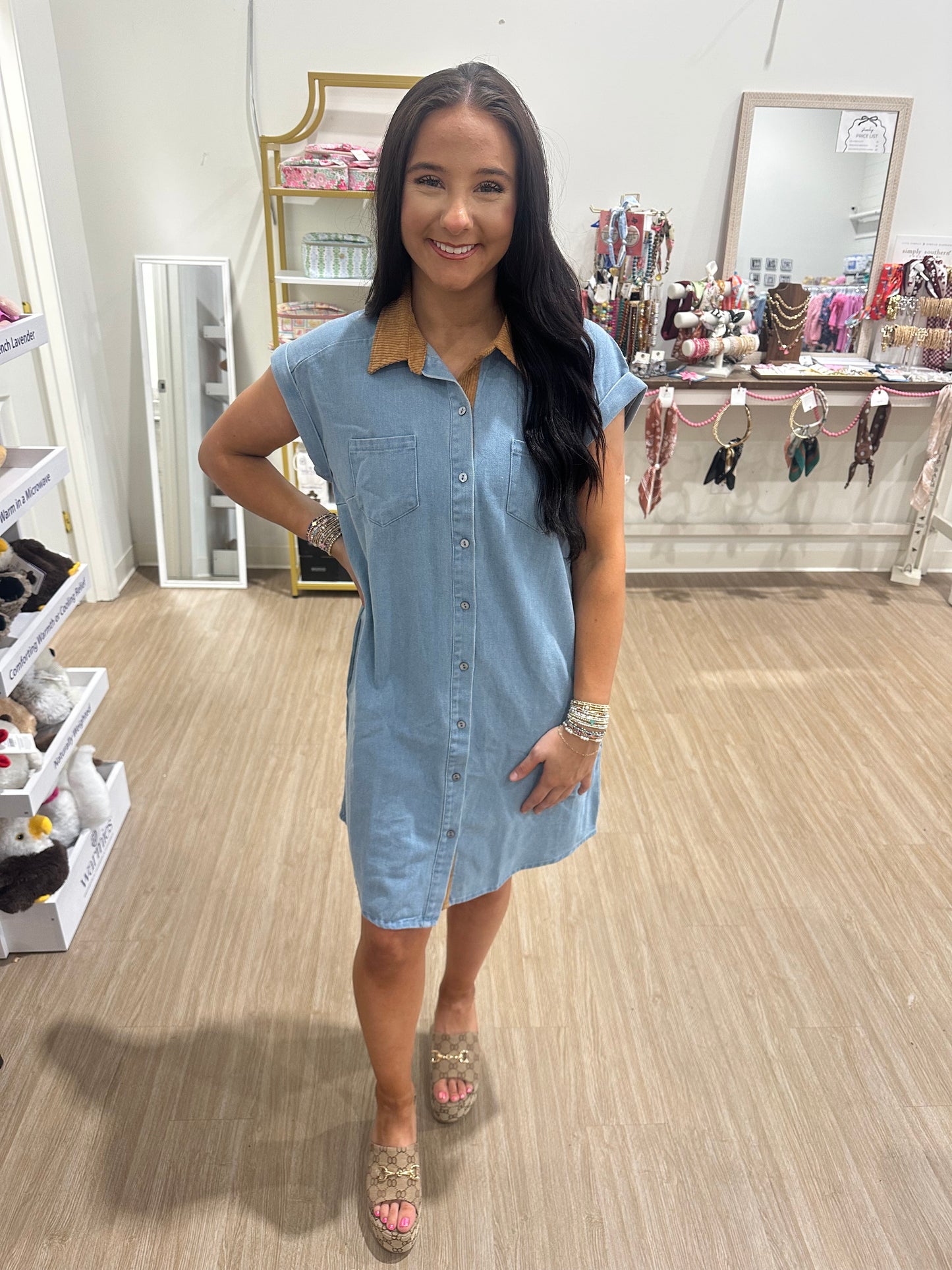 Anytime Denim Dress