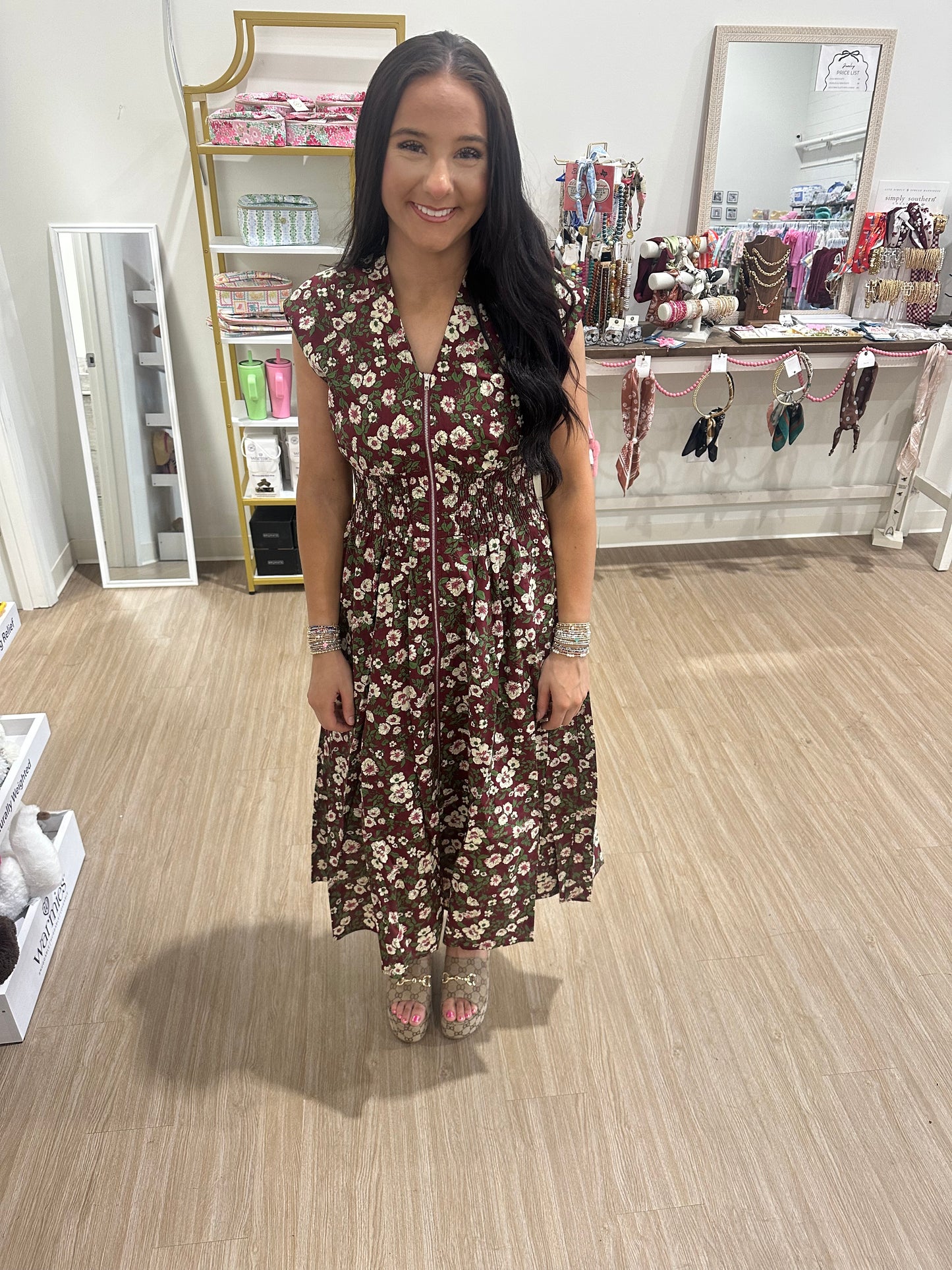Floral Wine Maxi