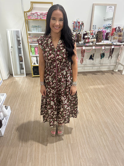 Floral Wine Maxi