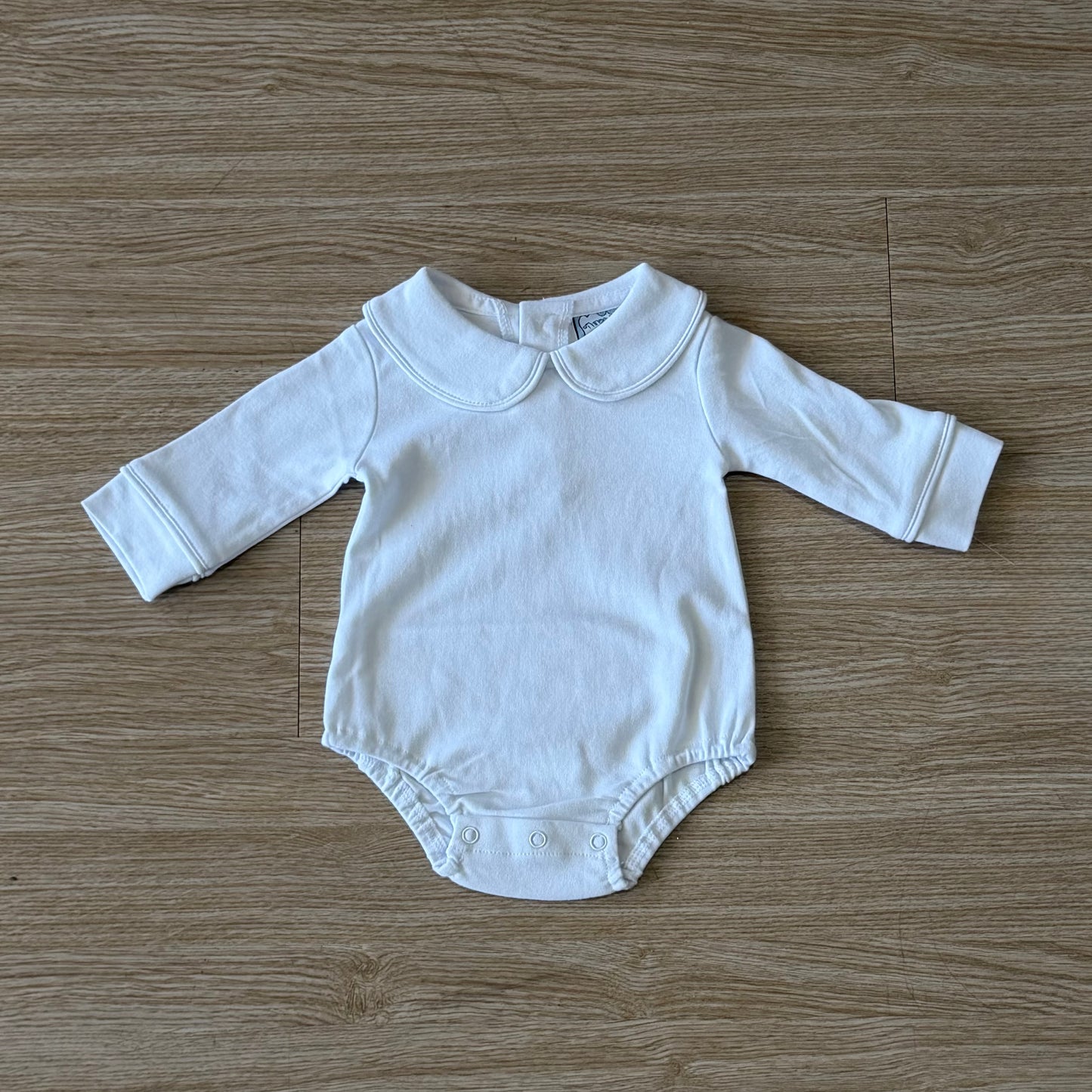 White Long Sleeve Onesie