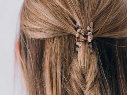 Tiny Blonde Tortoise Classic Hair Clip