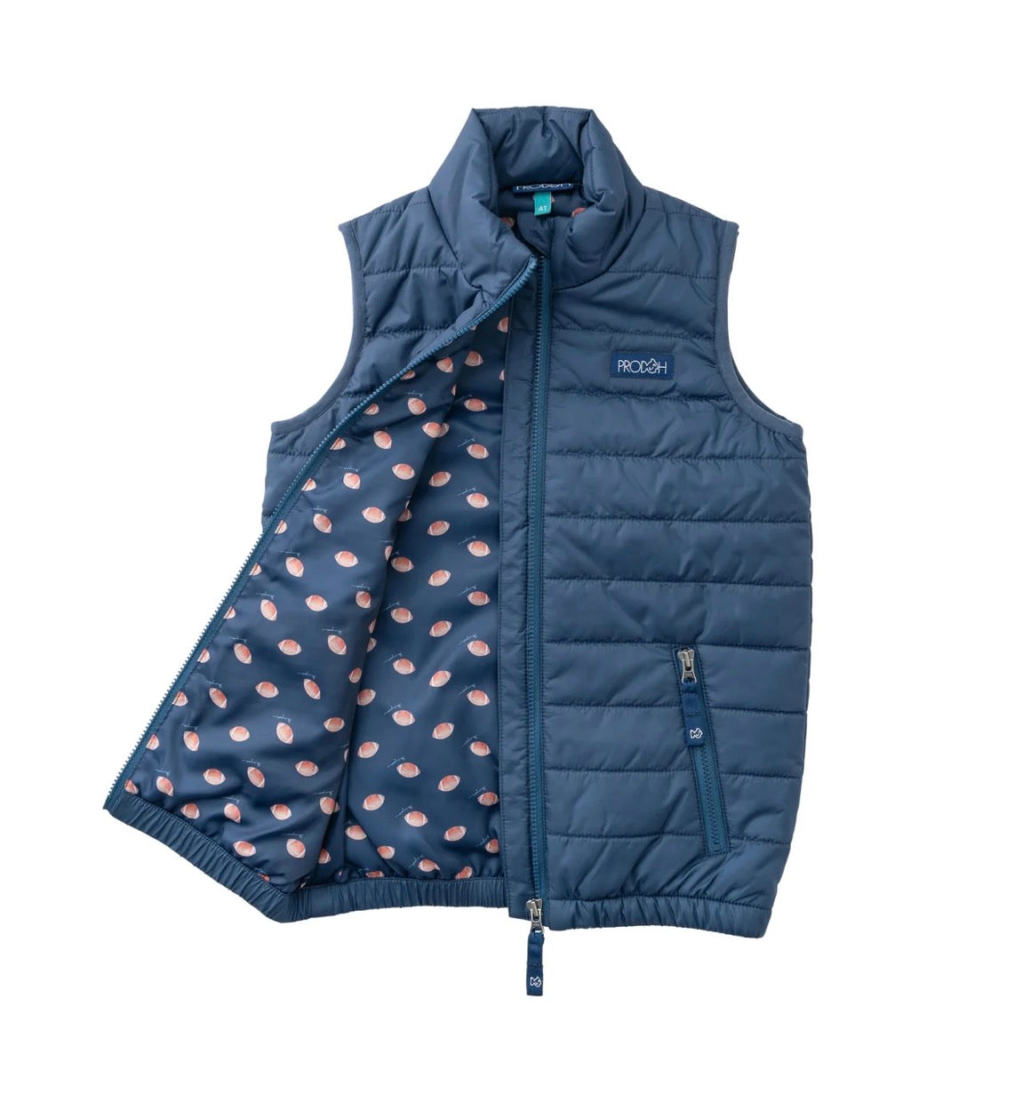 Boys Blue Puffer Vest-Prodoh
