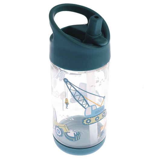 Construction Flip Top Water Bottle
