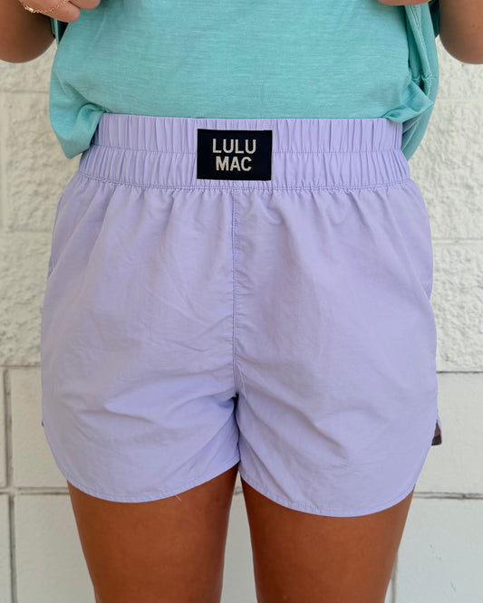 Lavender Shorts | Lulu Mac