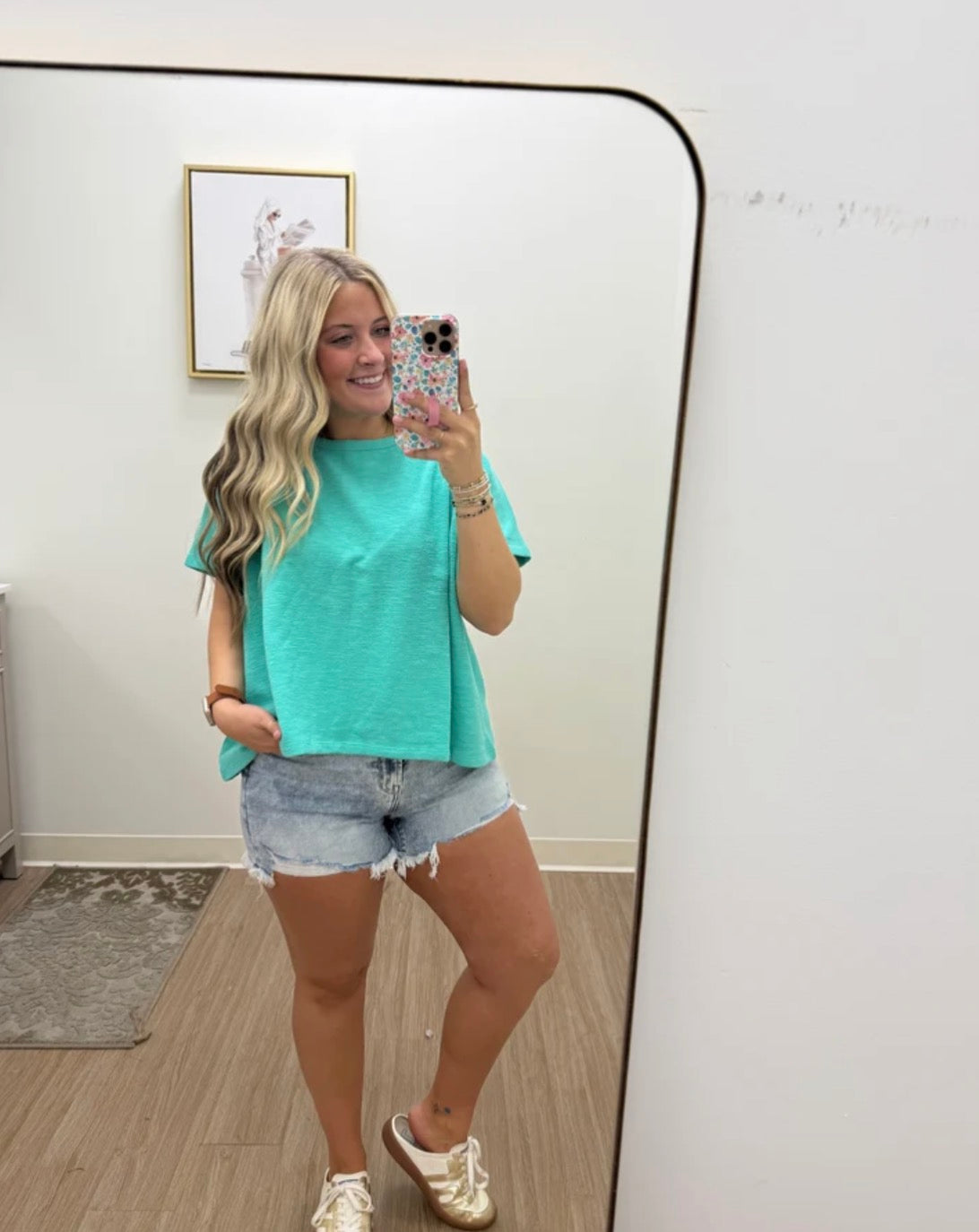 Mint Oversized Tee