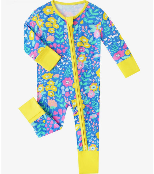 Bamboo Sleeper - Neon Floral