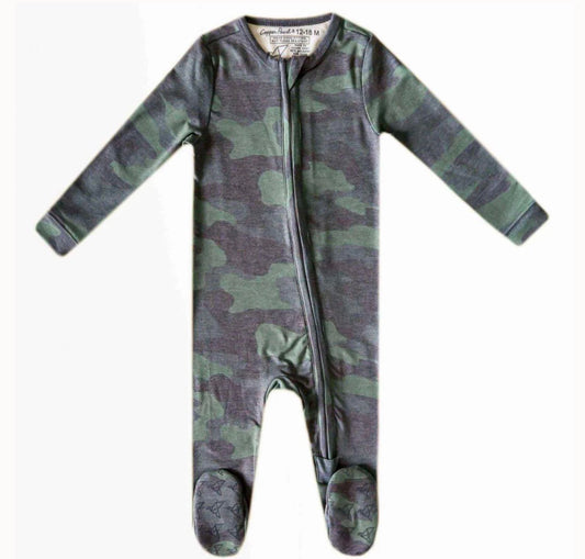 Zip Up Footie |Hunter