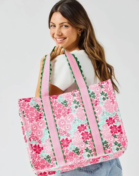 Petal Perfect Capri Carryall Tote | Mary Square