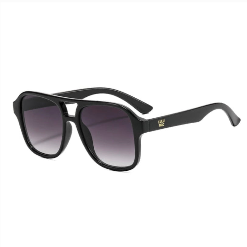 Camille Black Sunglasses | Lulu Mac