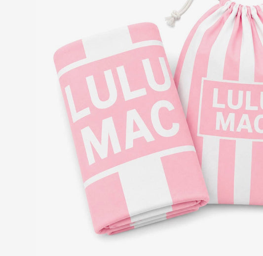 XL Beach Towel-Pink Stripes